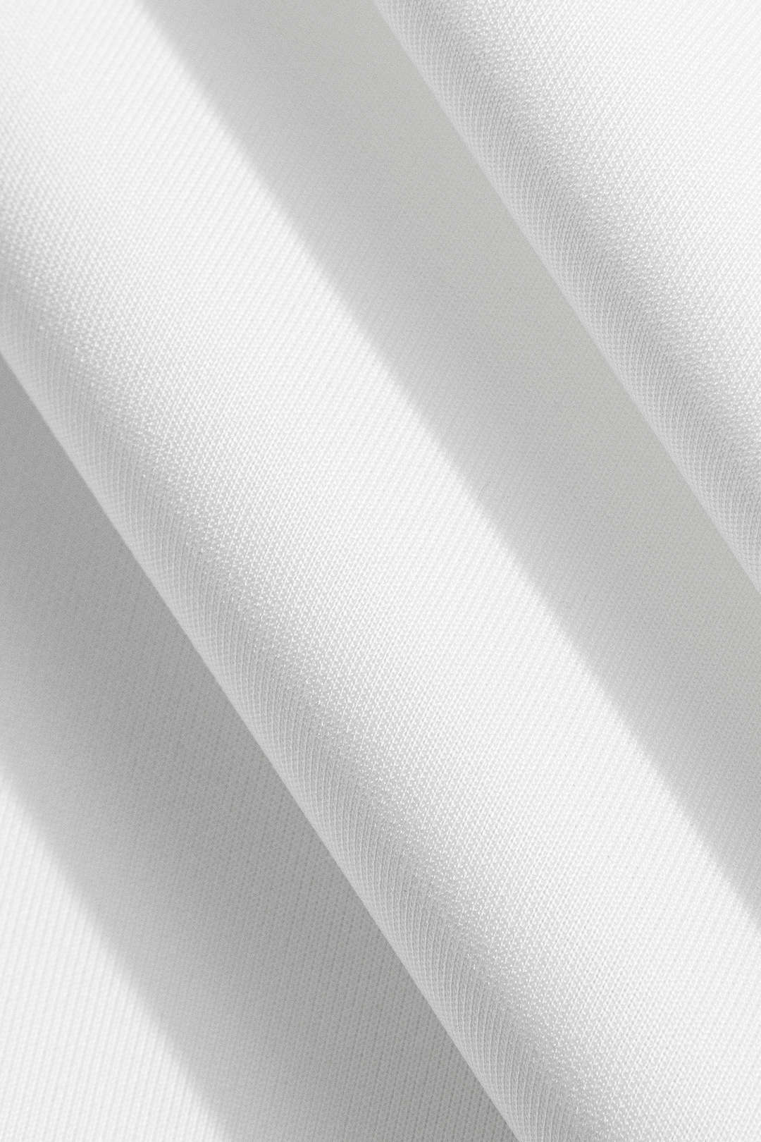 Solid V Neckline Mini Elbise