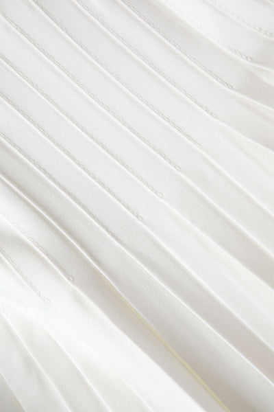 Pearl Drape Pliseli Drapeli Bluz