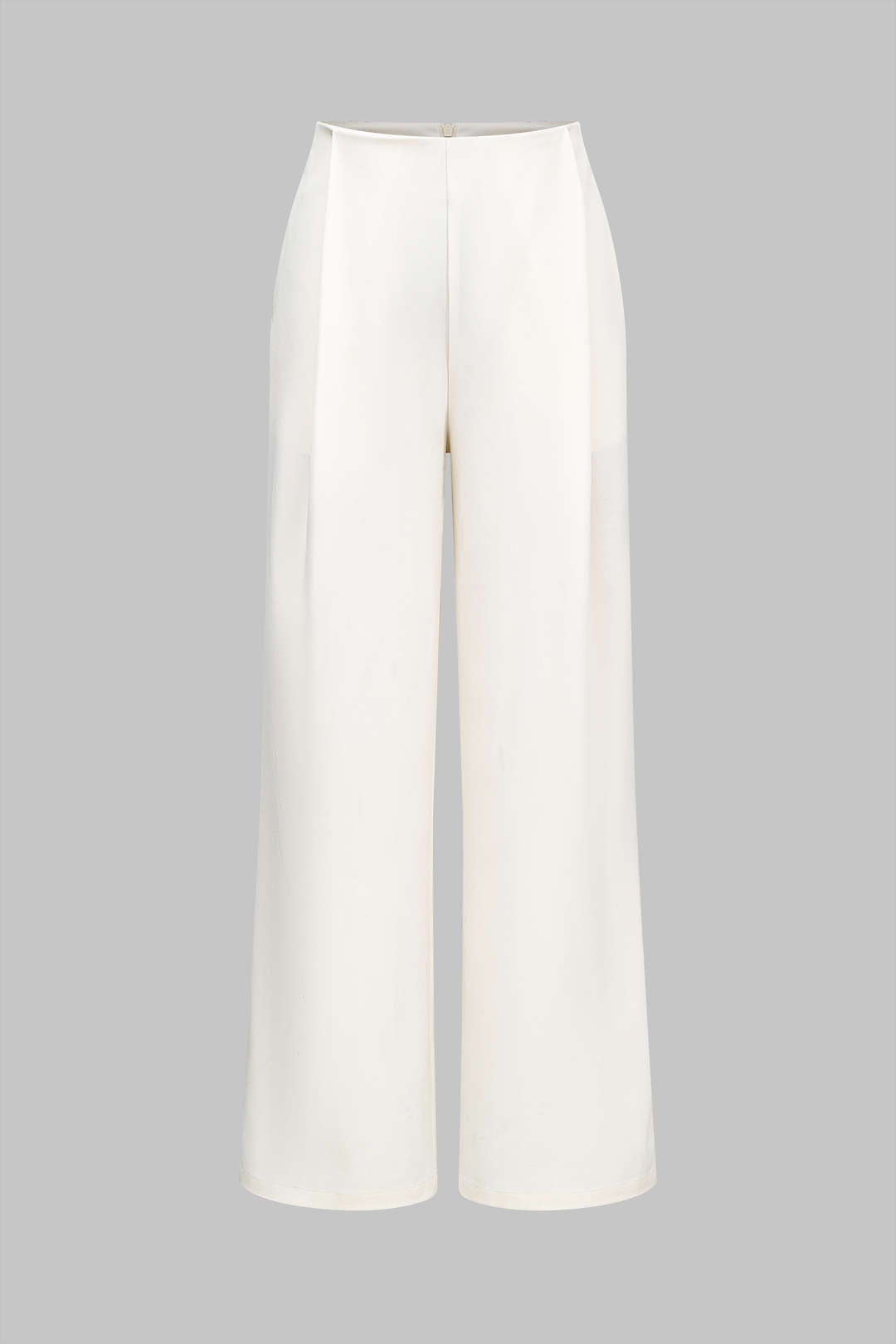 Ivory Elegance Dökümlü Palazzo Pantolon