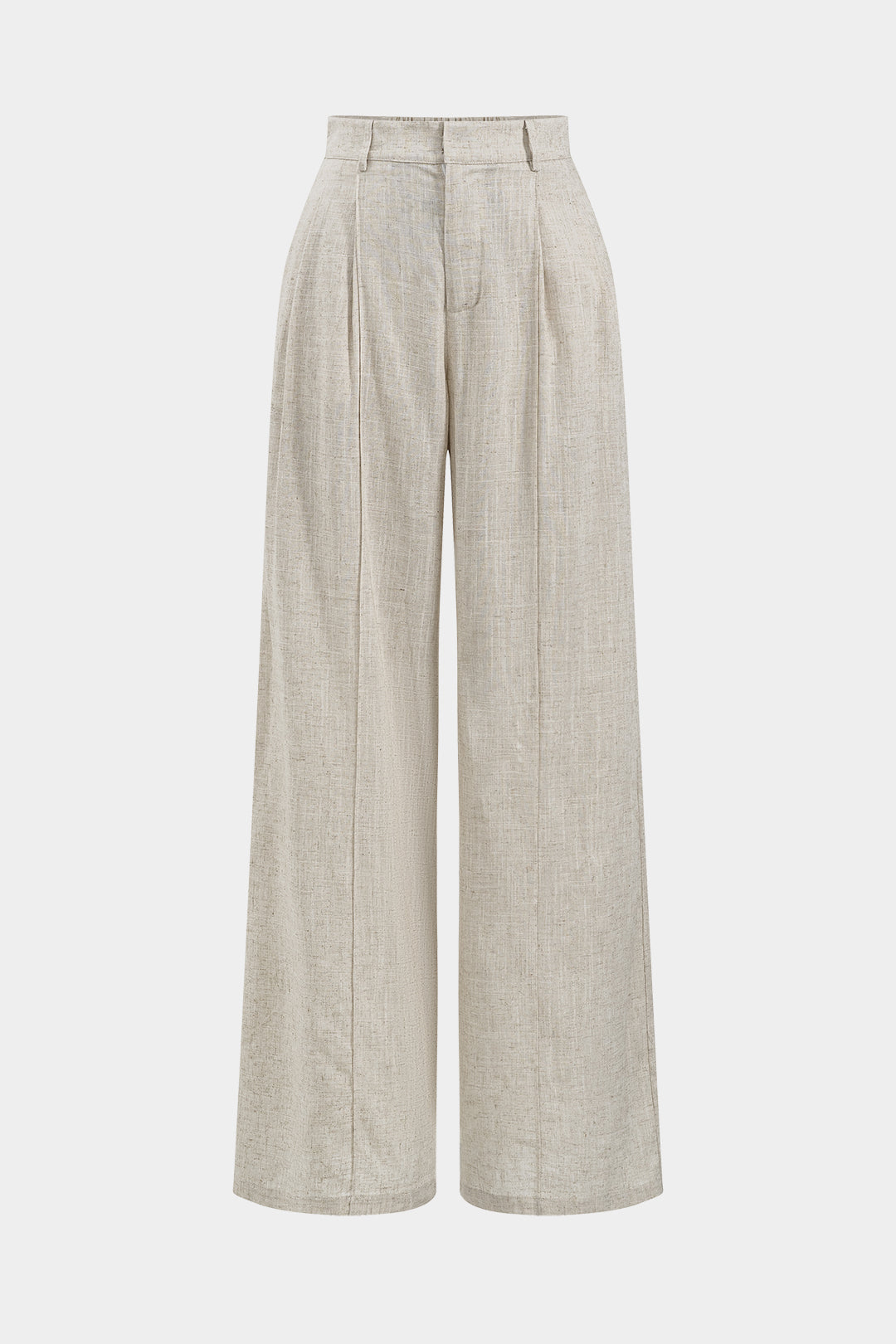 Linen Grace Yüksek Bel Geniş Paça Pantolon