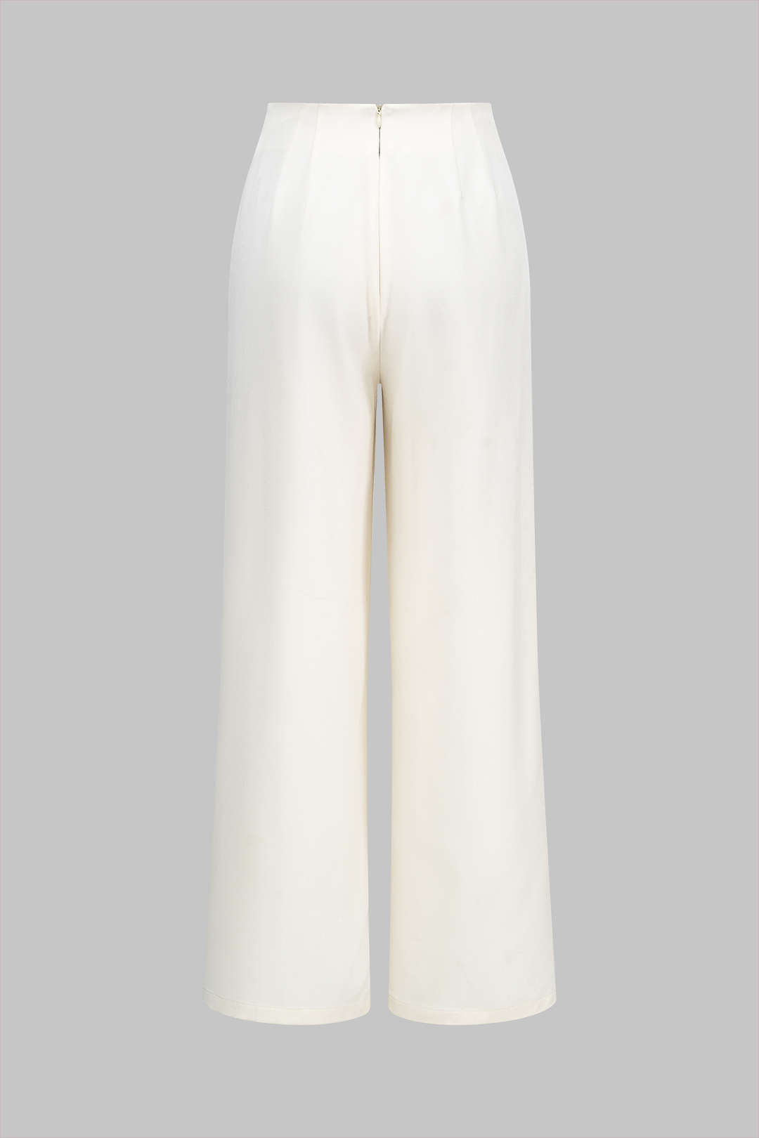 Ivory Elegance Dökümlü Palazzo Pantolon