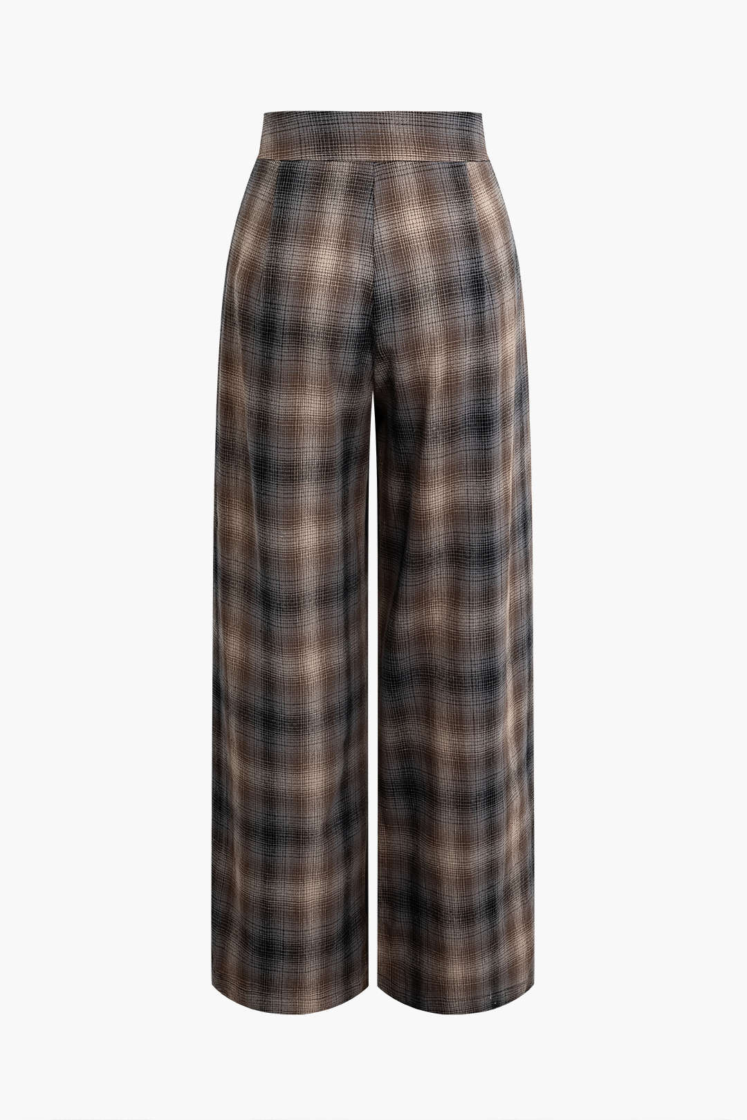 Heritage Check Geniş Paça Pantolon
