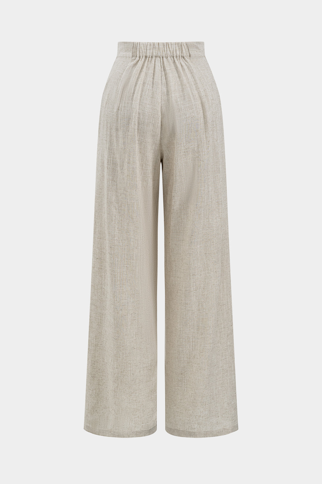 Linen Grace Yüksek Bel Geniş Paça Pantolon