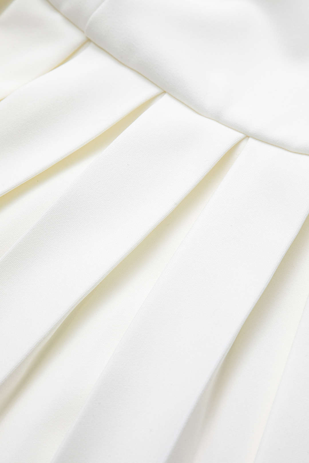 Ivory Bloom Pliseli Mini Elbise
