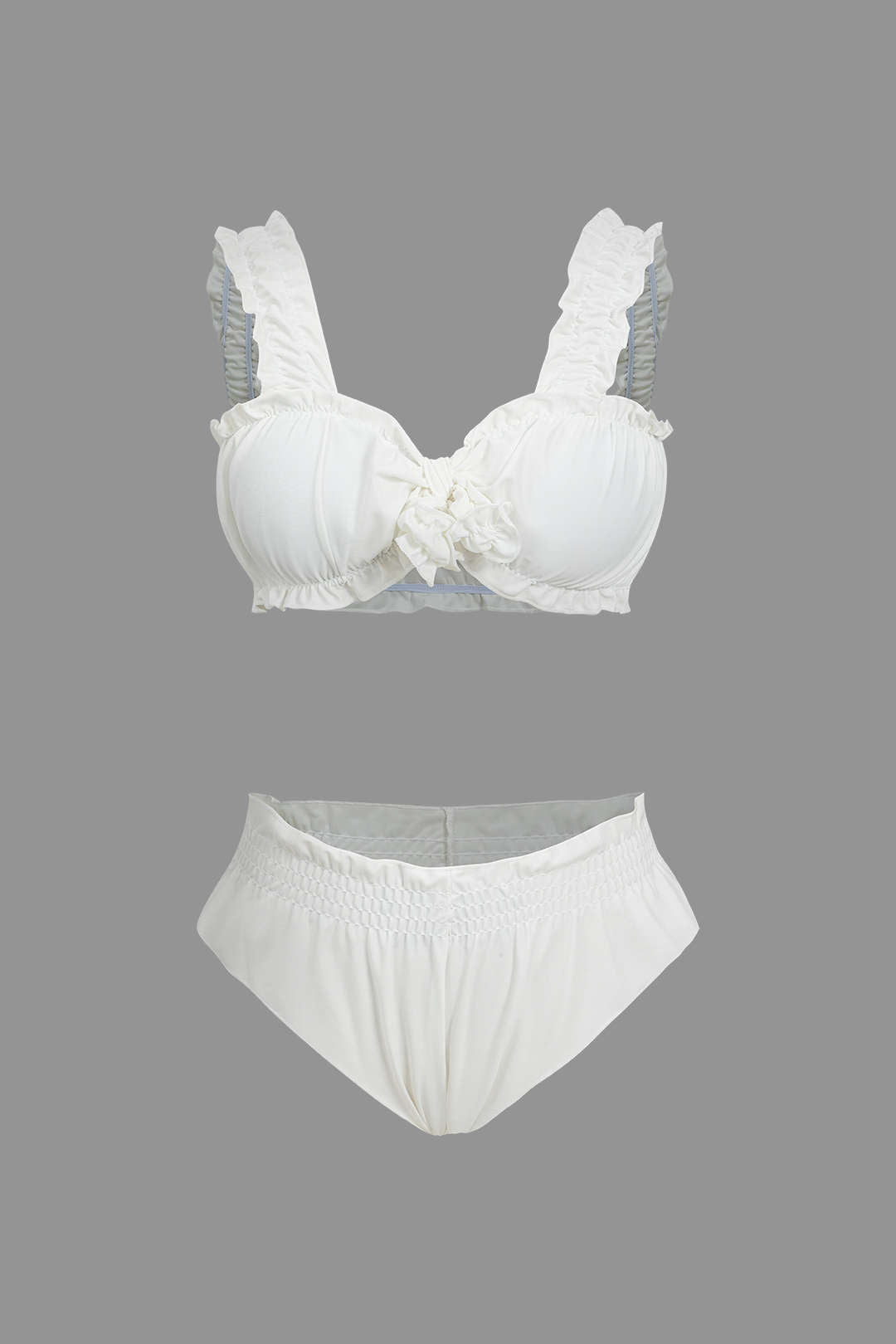 Pearl Garden Fırfır Detaylı Bralet Takım
