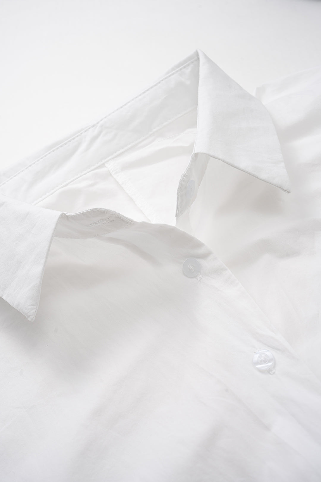 Urban Fold Kuşaklı Asimetrik Gömlek Bluz