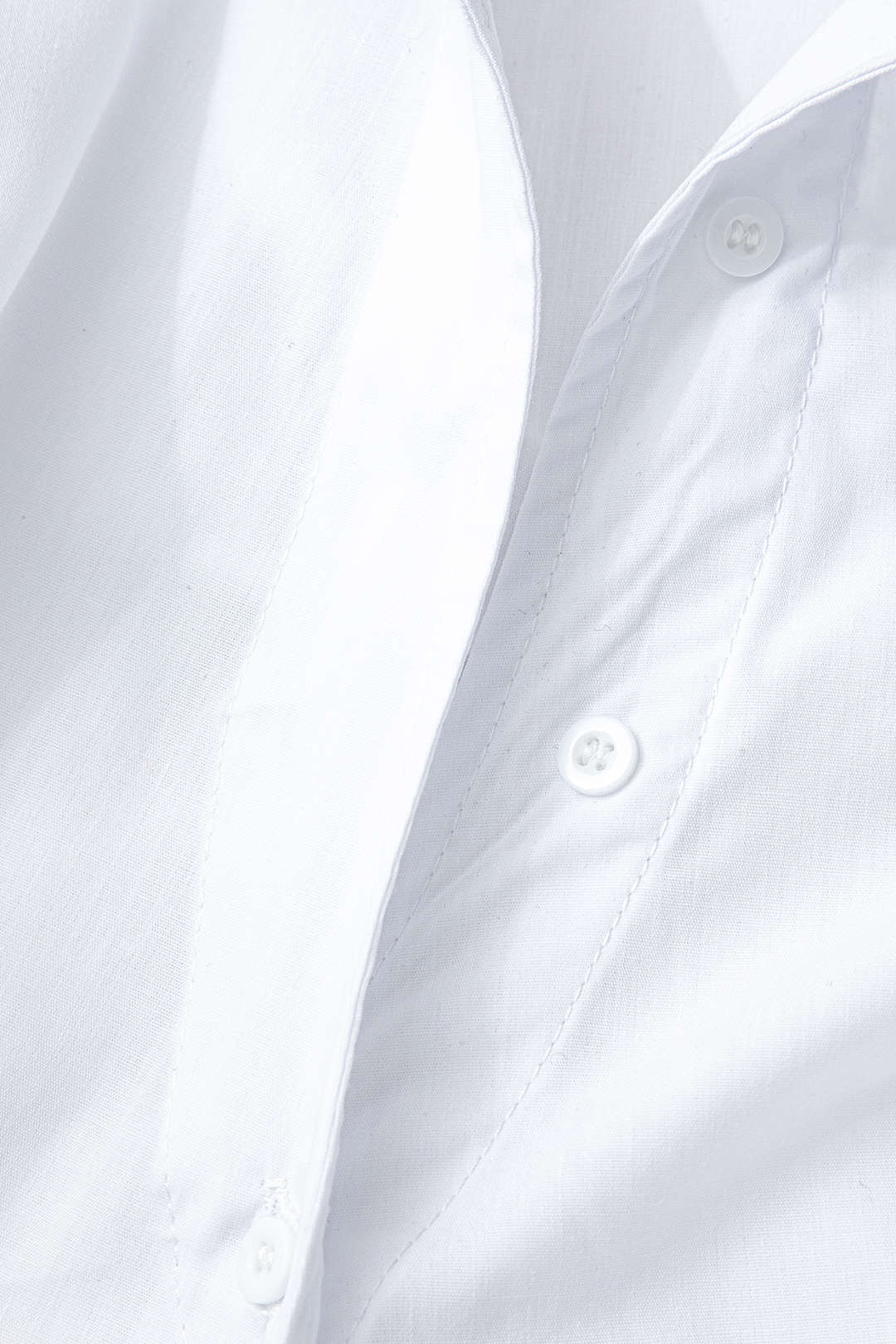White Embrace Kuşaklı Geniş Kollu Gömlek Bluz