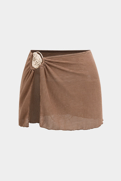 Bronze Allure 3'lü Bikini & Pareo Takımı