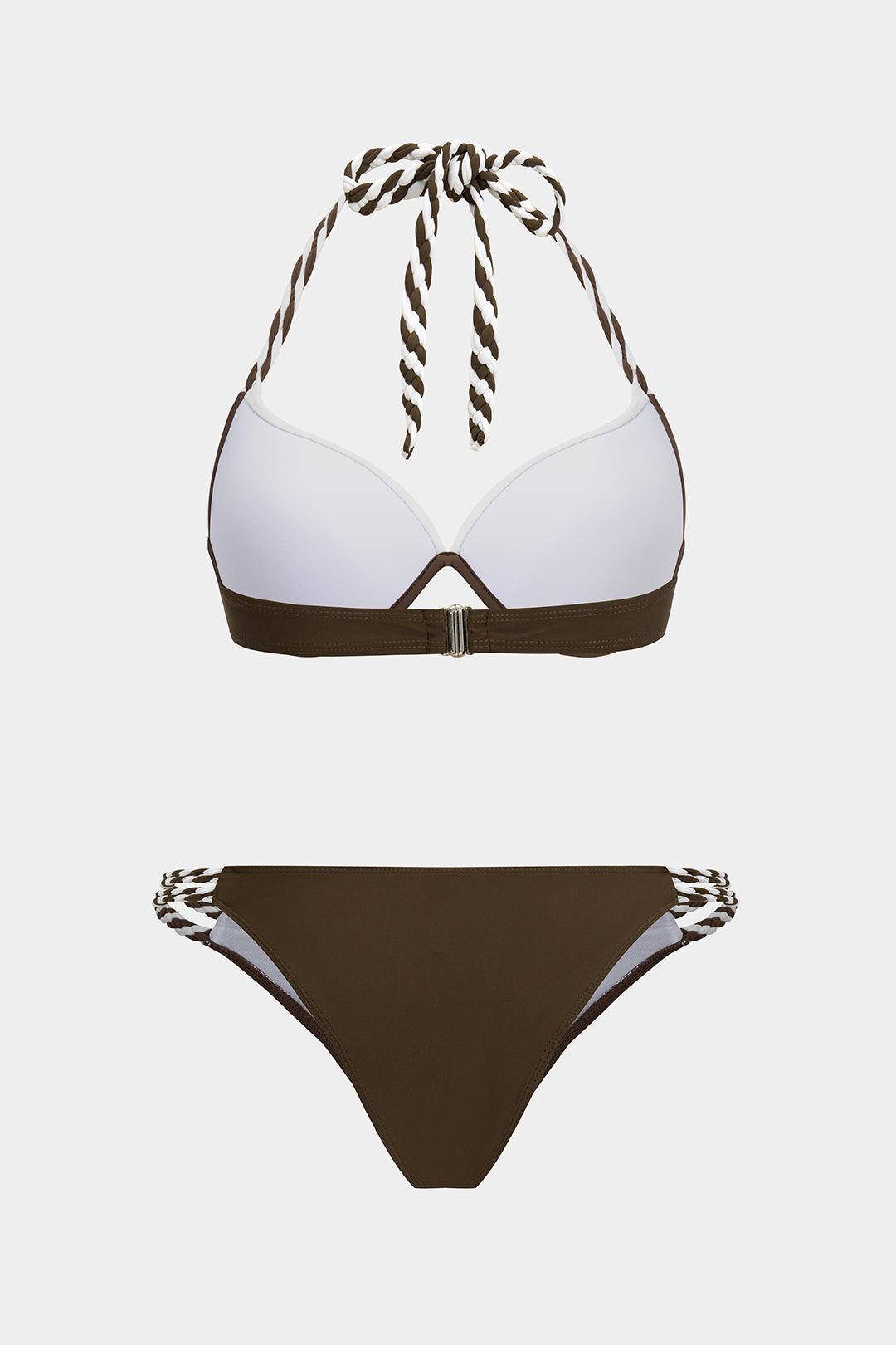 Cocoa Twist Halter Bikini Takımı