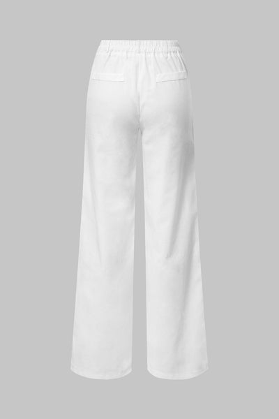 Pure Ease Yüksek Bel Geniş Paça Pantolon