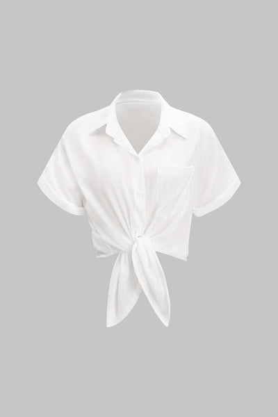 Breeze Touch Oversize Kısa Kollu Gömlek