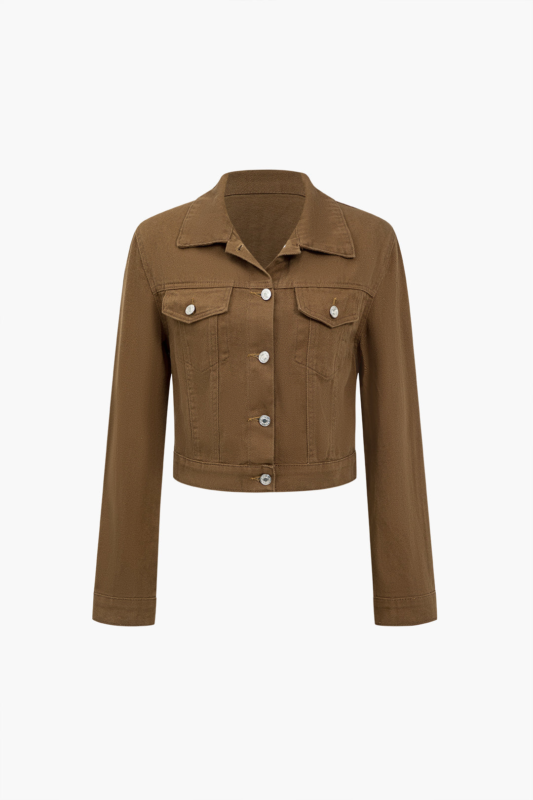 Chestnut Edge Düğmeli Kısa Ceket