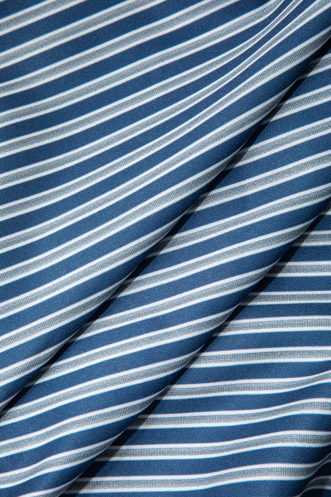 Blue Rhythm Çizgili Kolsuz Poplin Gömlek