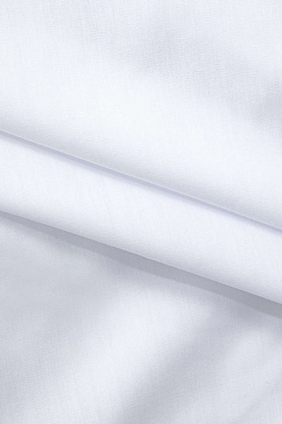 White Embrace Kuşaklı Geniş Kollu Gömlek Bluz