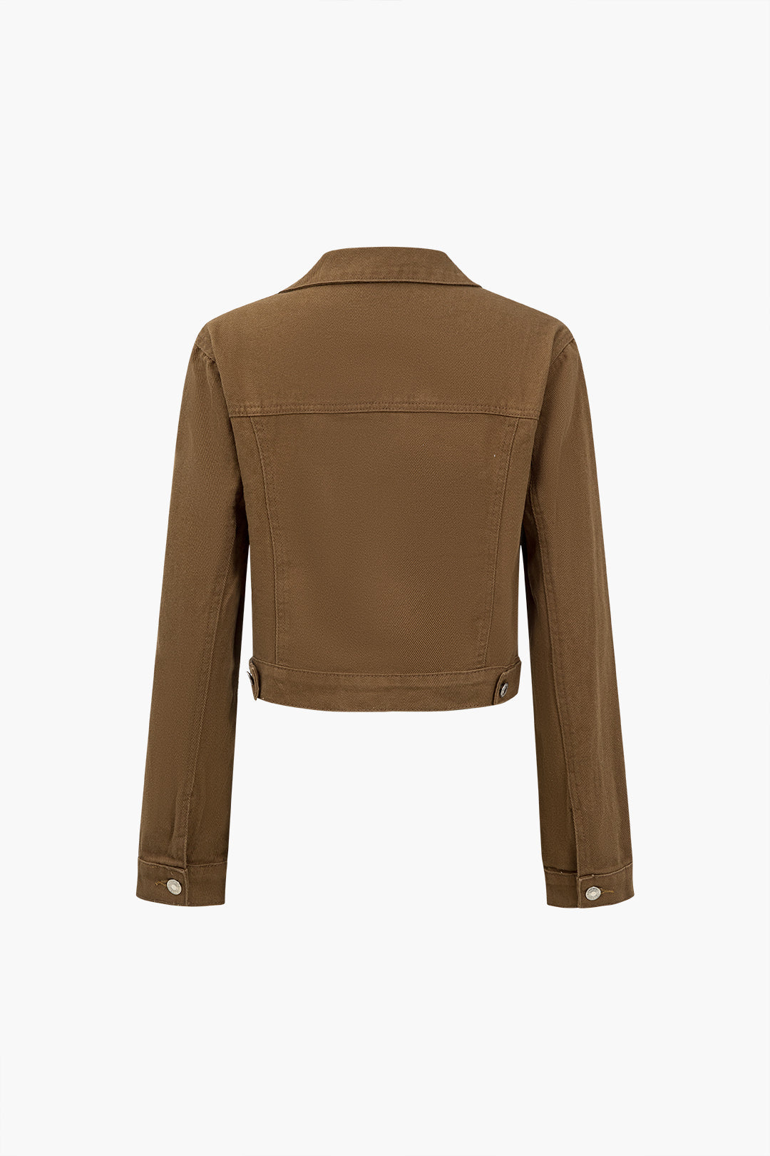 Chestnut Edge Düğmeli Kısa Ceket