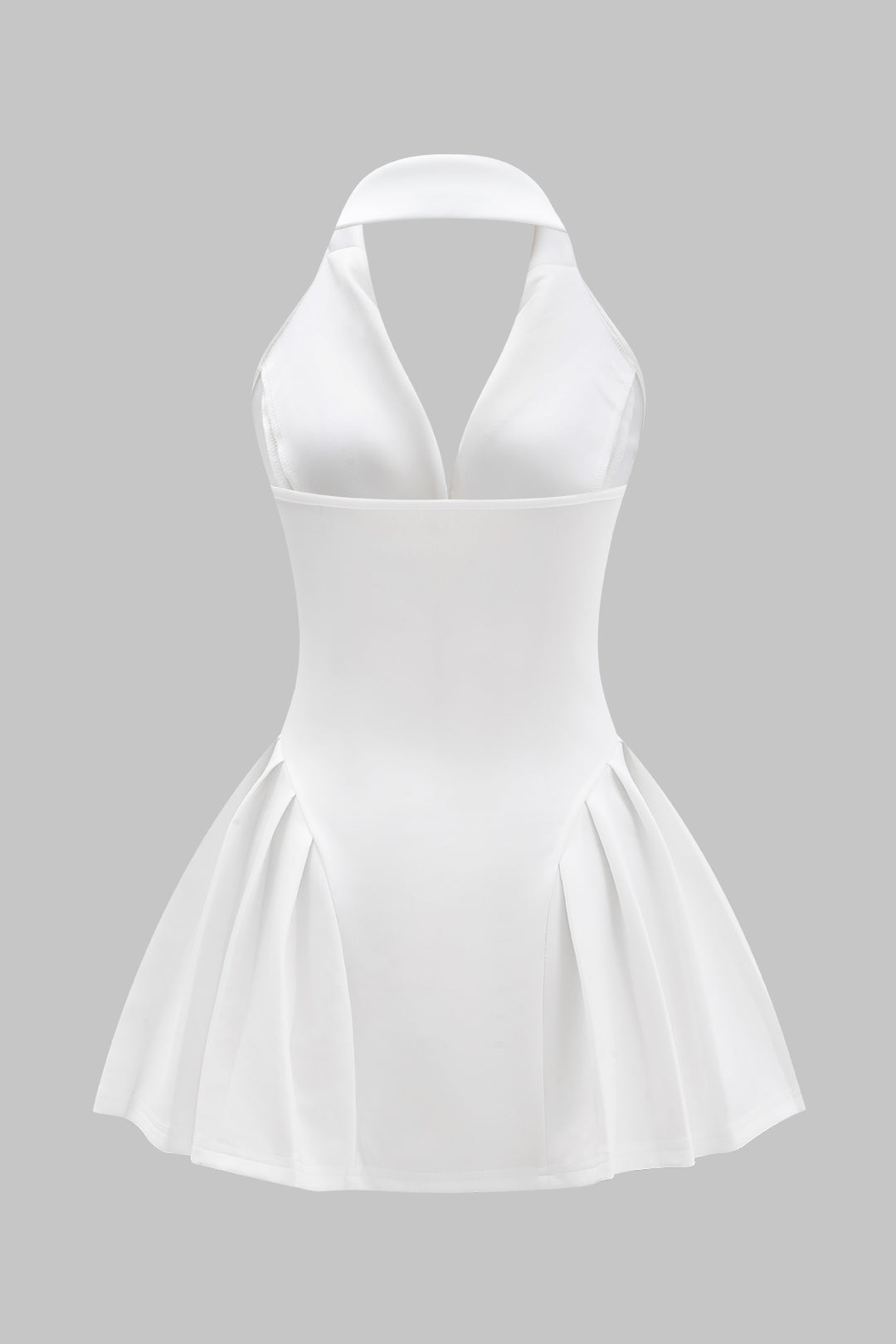 Monaco Halter Yaka Fit & Flare Elbise